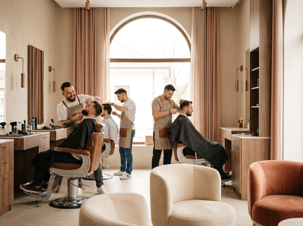 Interior salon Men's House Craiova